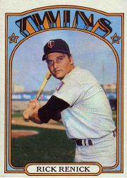 1972 Topps Baseball Cards      459     Rick Renick